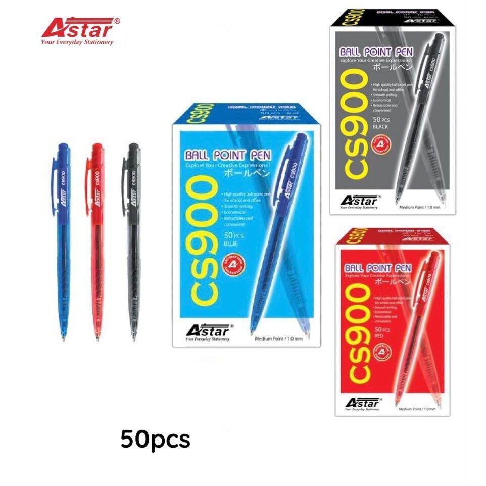 Astar Retractable Ballpoint Ball Pen CS900 (box of 50pcs)