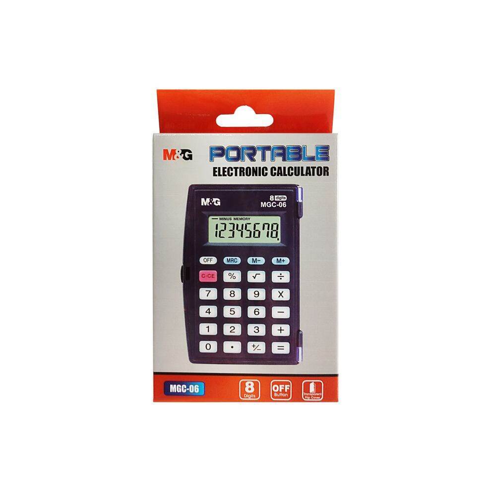 M&G 8 Digits Portable Calculator 61*92*10MM MGC-06 ADG98772