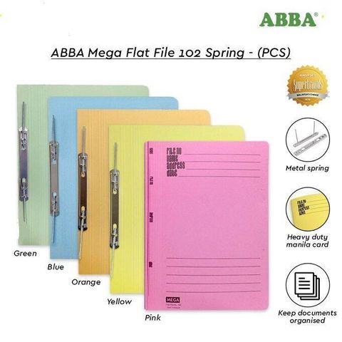 ABBA Mega 102 UK Manila Flat or Spring File 420gsm – LuckyTulis