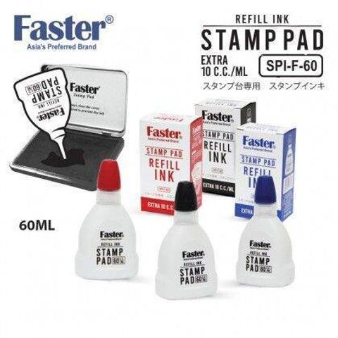 Faster Stamp Pad Ink 35ml 60ml – LuckyTulis