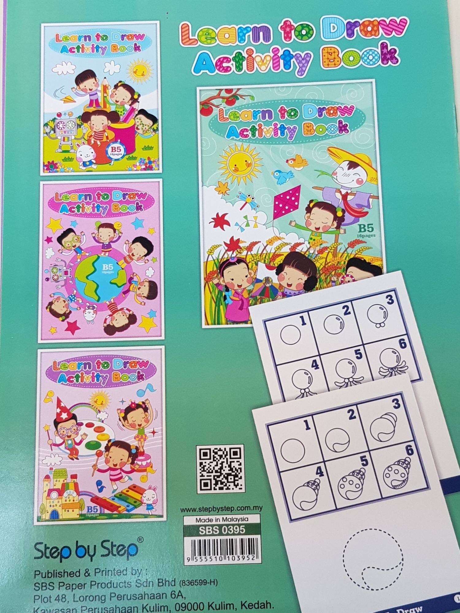 Step by Step Activity & Learning Book Pre School 3+ Buku Aktiviti ABC ...