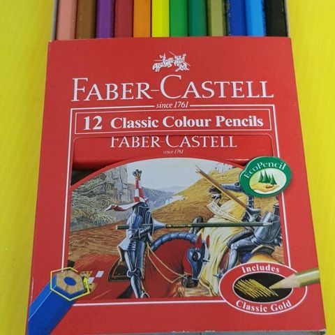 New FABER-CASTELL 9000 Art Set 12 Graphite Pencils in Slimflexi Case