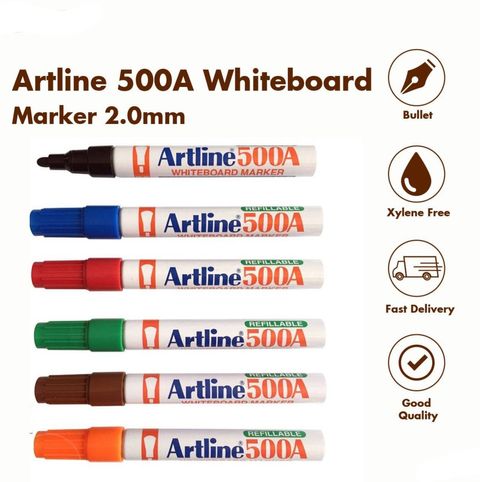 Artline 500A Whiteboard Permanent  Marker-3-1378x1378