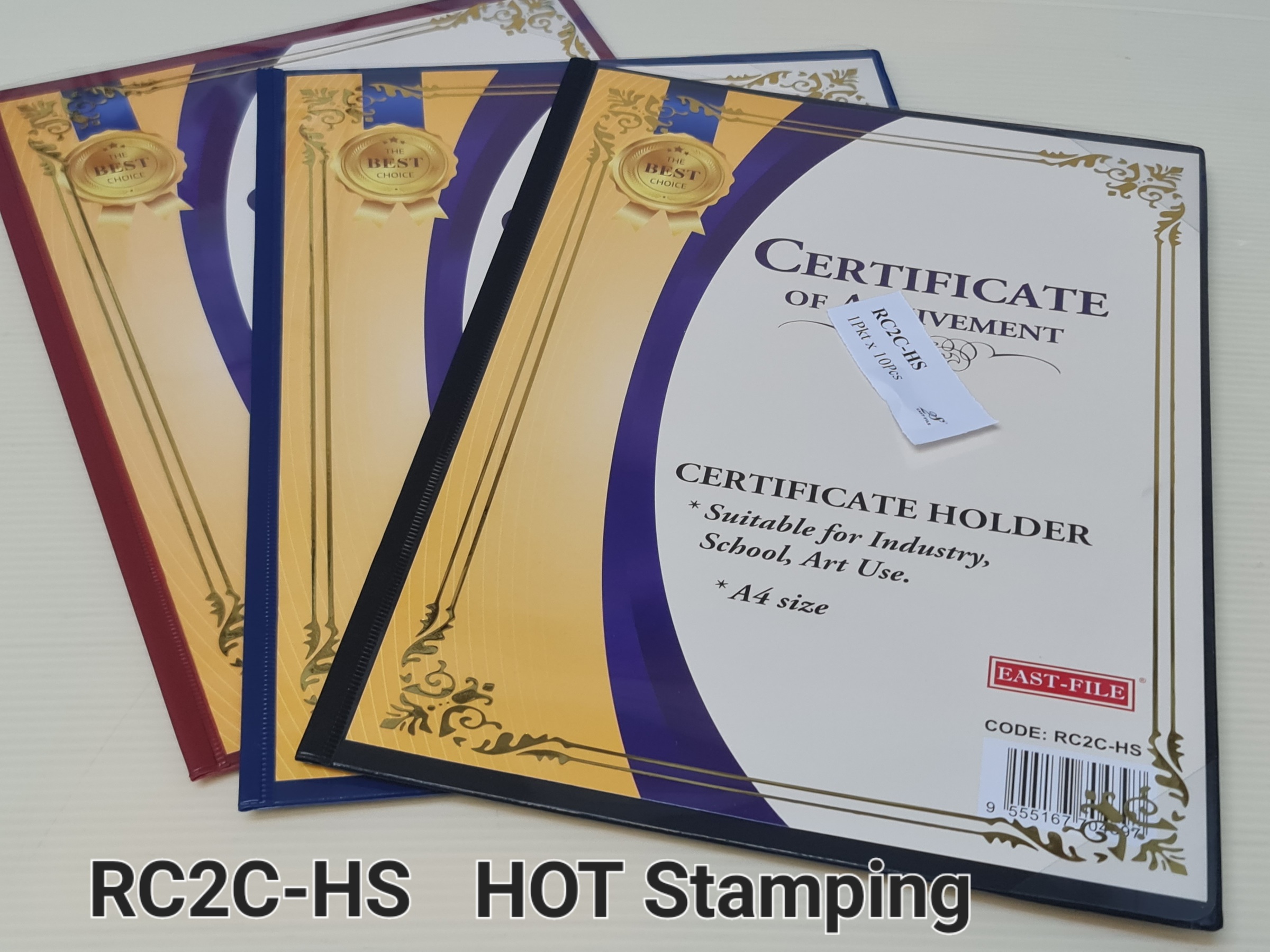 EAST-FILE A4 CERTIFICATE HOLDER RC2C