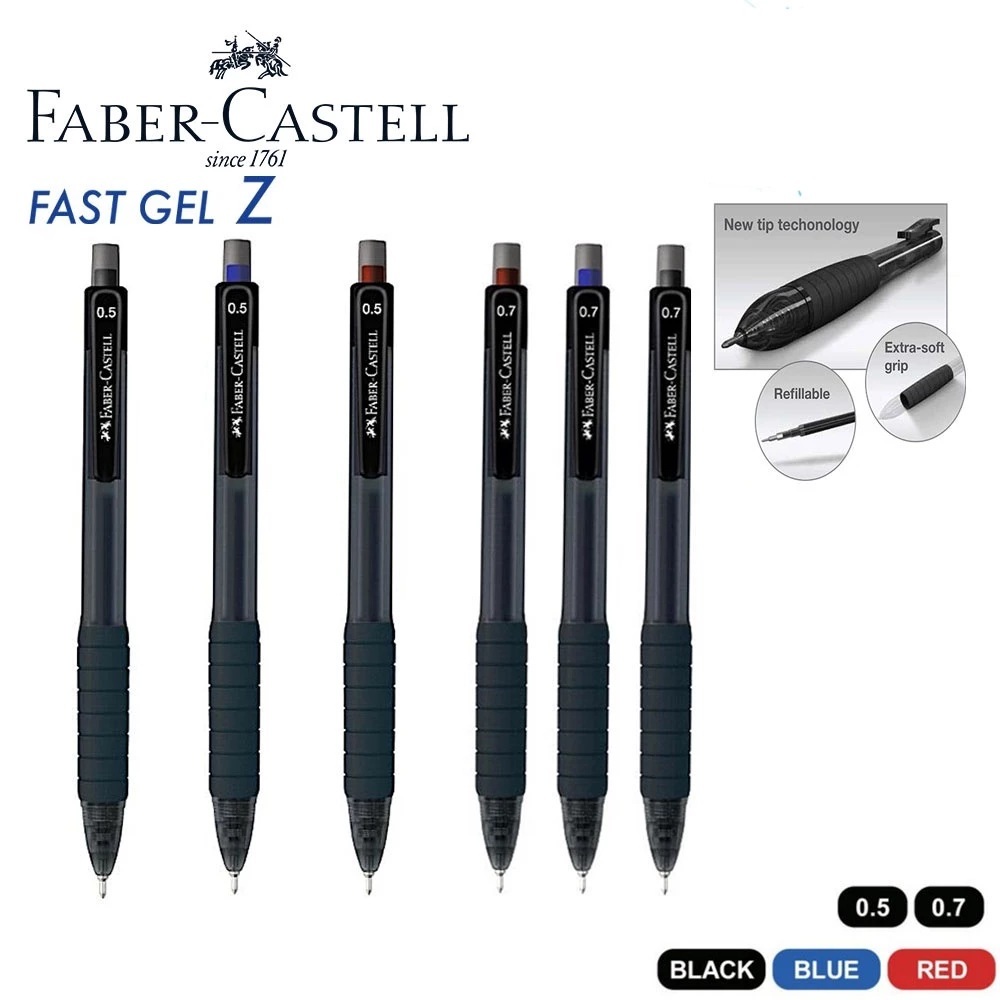 Faber-Castell Fast Gel Z 0.5mm or 0.7mm