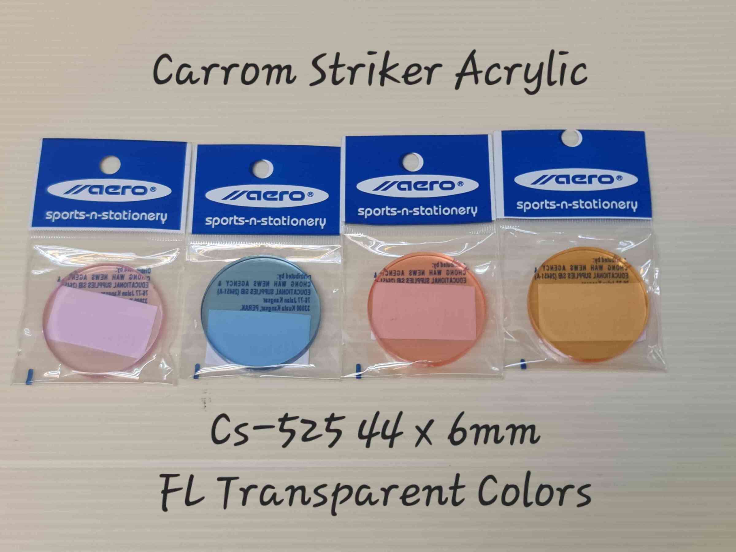 Carrom Striker City 630 Aero Omiya CS-525 FL Transparent Color