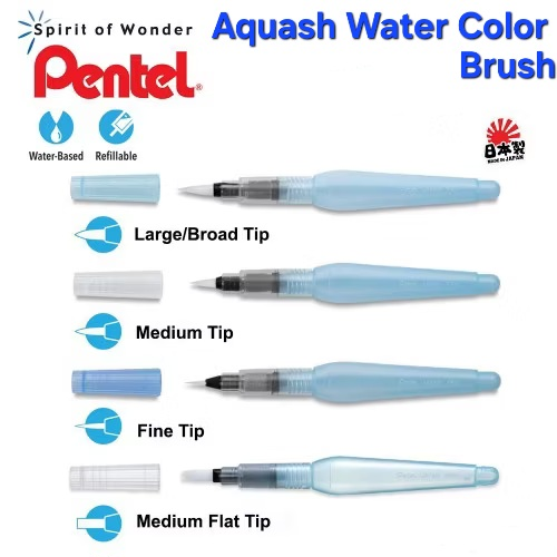 Pentel aqua brush 01