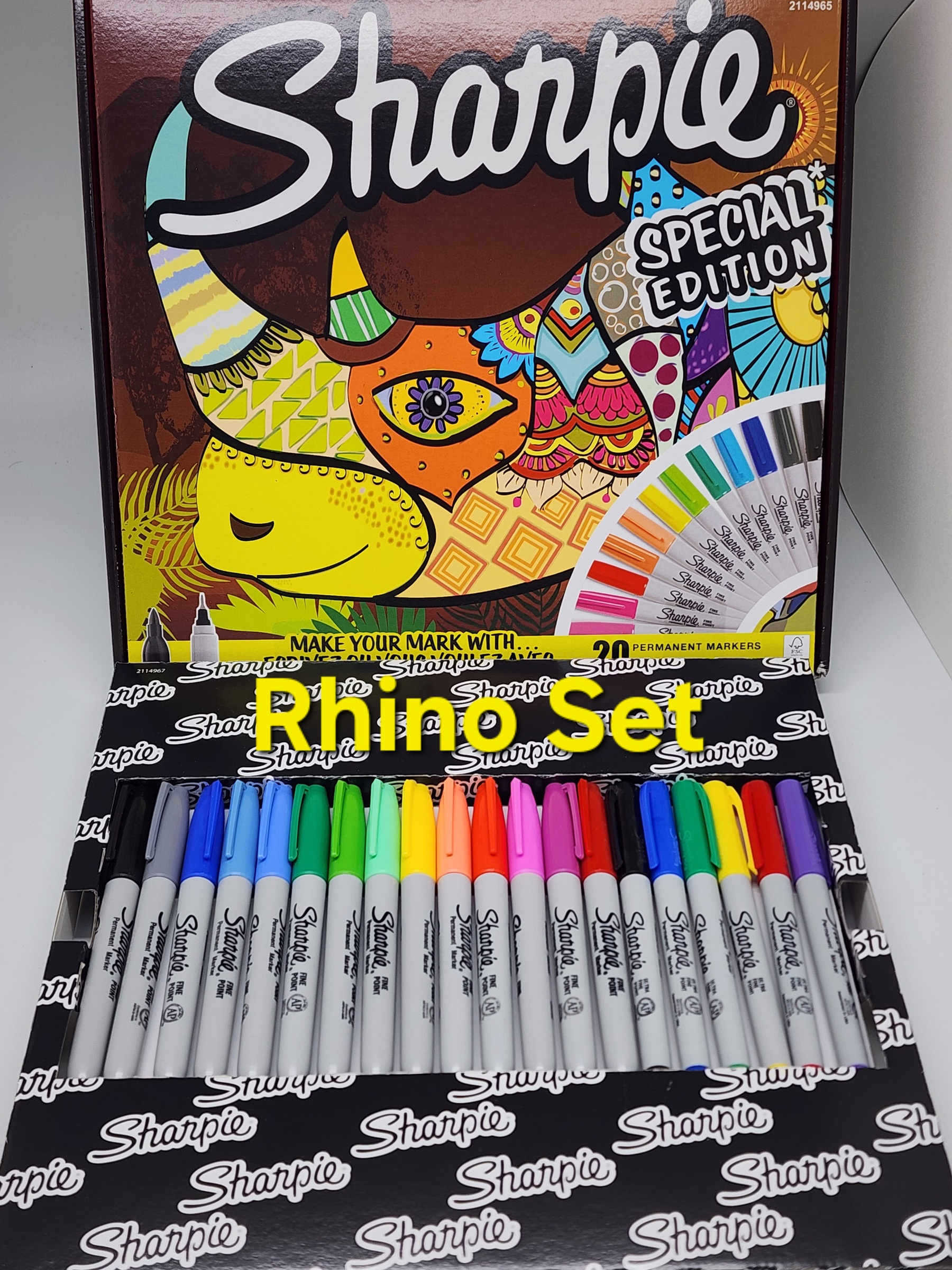 Sharpie Fine Point Permanent Marker Pen Big Box Set Limited