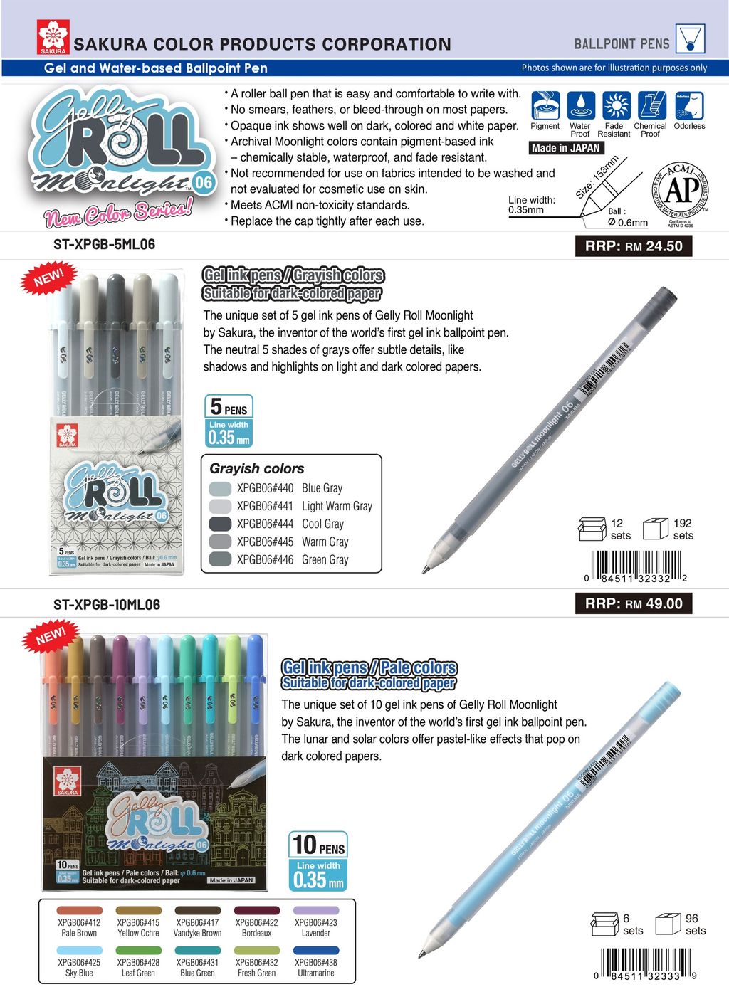 1.E Gelly Roll Moonlight 5-pc & 10-pc sets-01