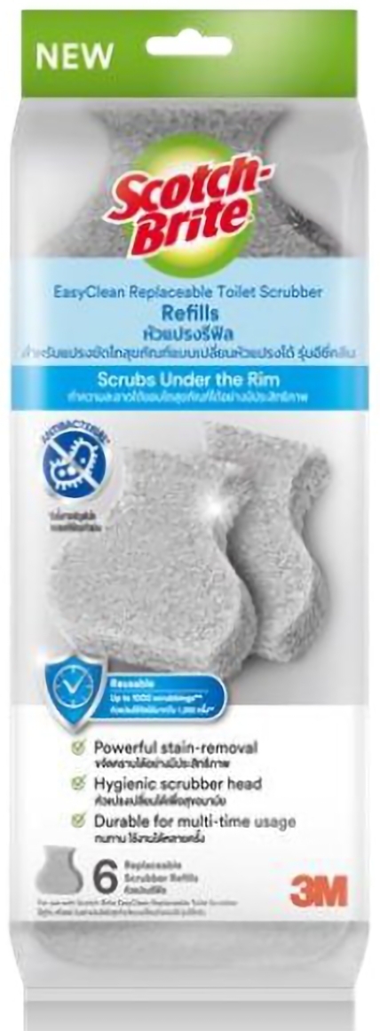 3M Scotch-Brite Toilet Bowl Cleaner Refills – 30 Count – Disposable Cleaning Pads (No Handle)