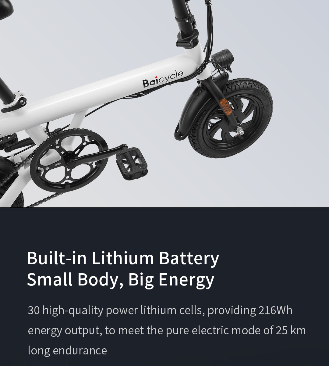 Baicycle Electric Bike S1 – Foldable 250 W E-Bike | Aihome Malaysia