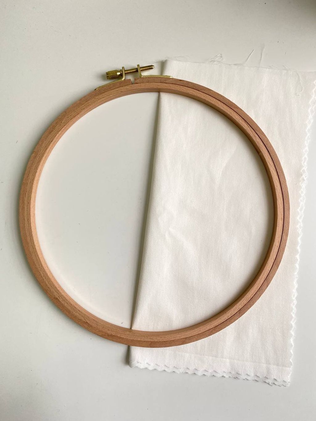 fabric & hoop only