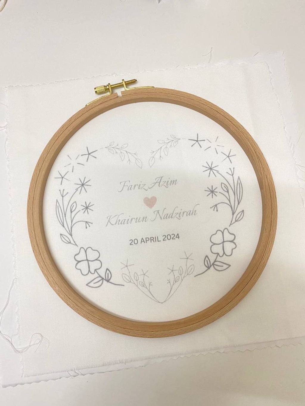 fabric hoop