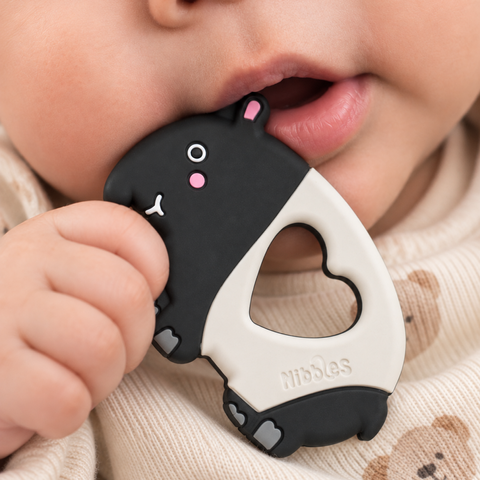 Baby teething with tapir