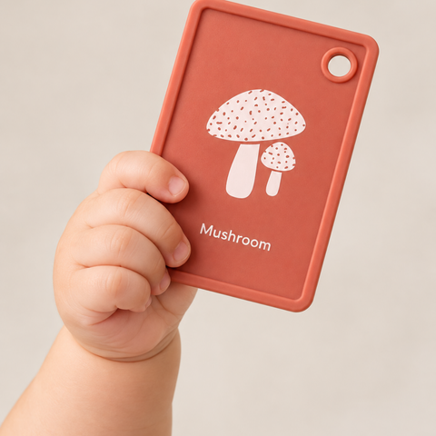 Malayan Baby Signature Flash Card Teether baby grip