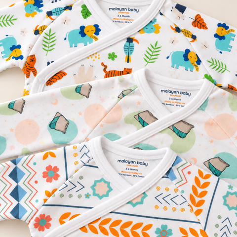Kimono Rompers Nasi Lemak, Artistry in Bloom , Jungle Jamboree