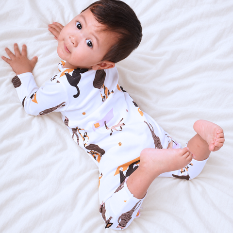 Sleepsuit Zip Meowlaysia Toddler