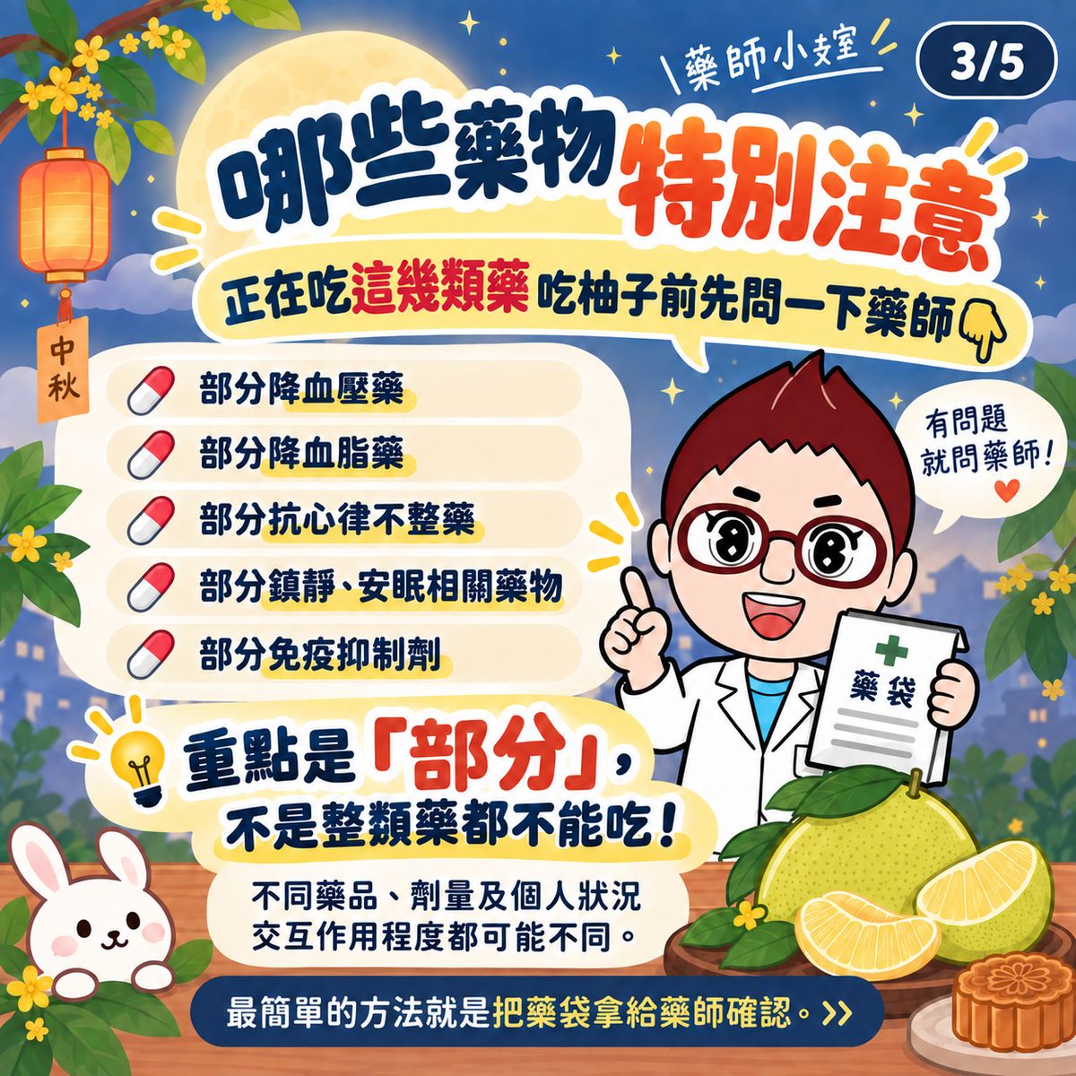 哪些藥物特別注意