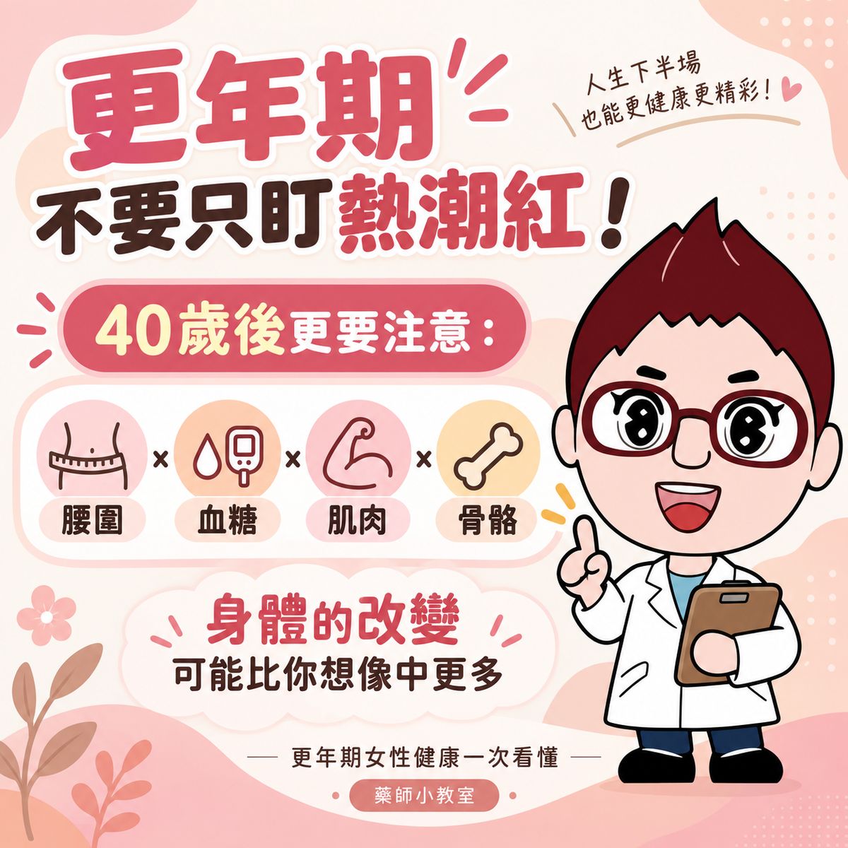 更年期不只是熱潮紅