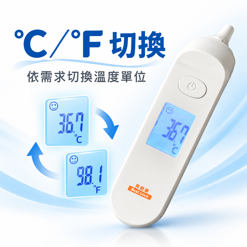 貝舒樂紅外線耳溫槍_TS-15＿6