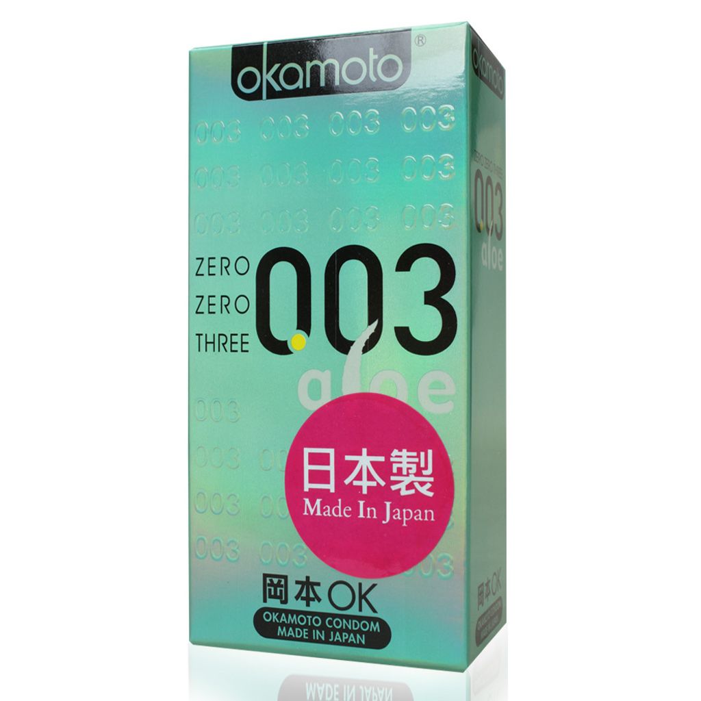 岡本003蘆薈極薄衛生套10片裝