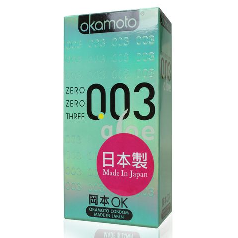 岡本003蘆薈極薄衛生套10片裝