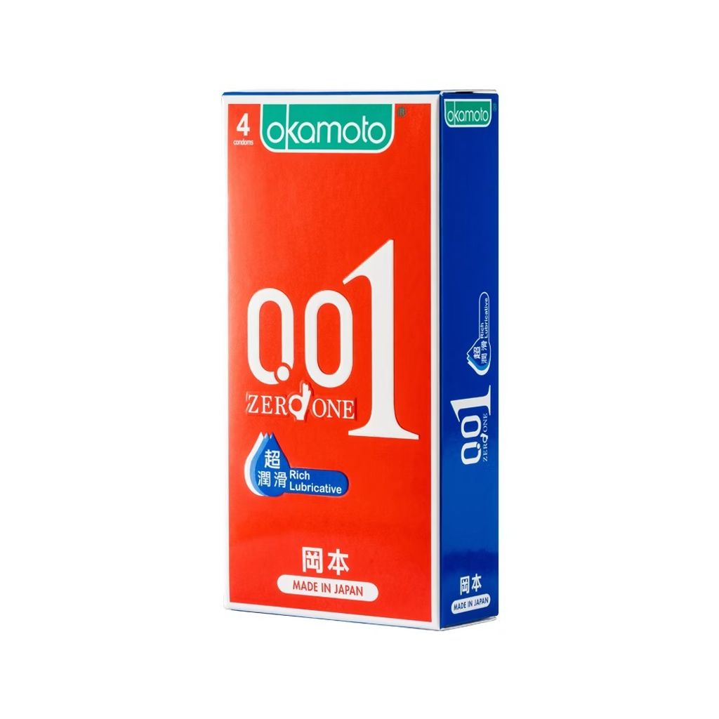 岡本001超潤滑 衛生套 4片裝
