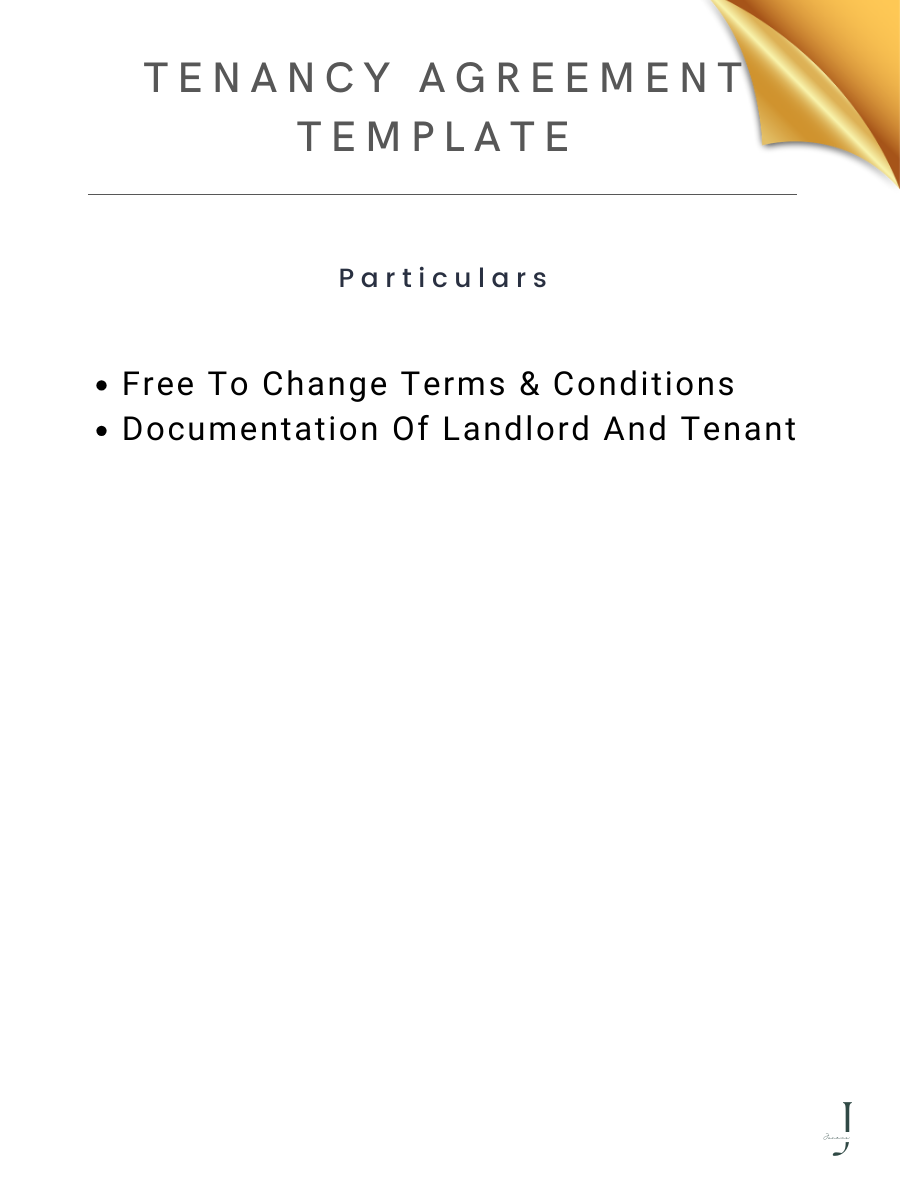 Tenancy Agreement Template DETAILS