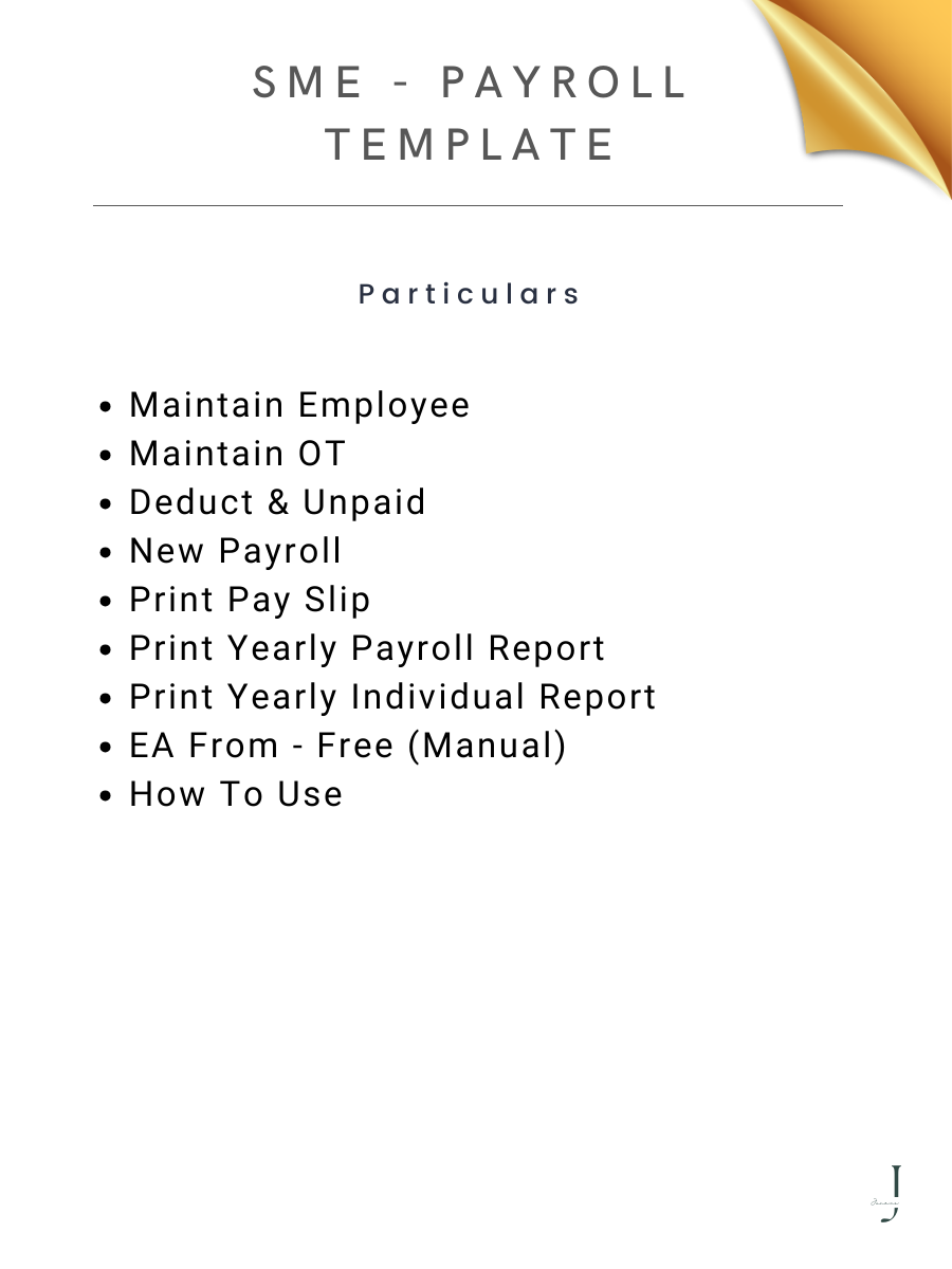 SME - PAYROLL TEMPLATE DETAILS