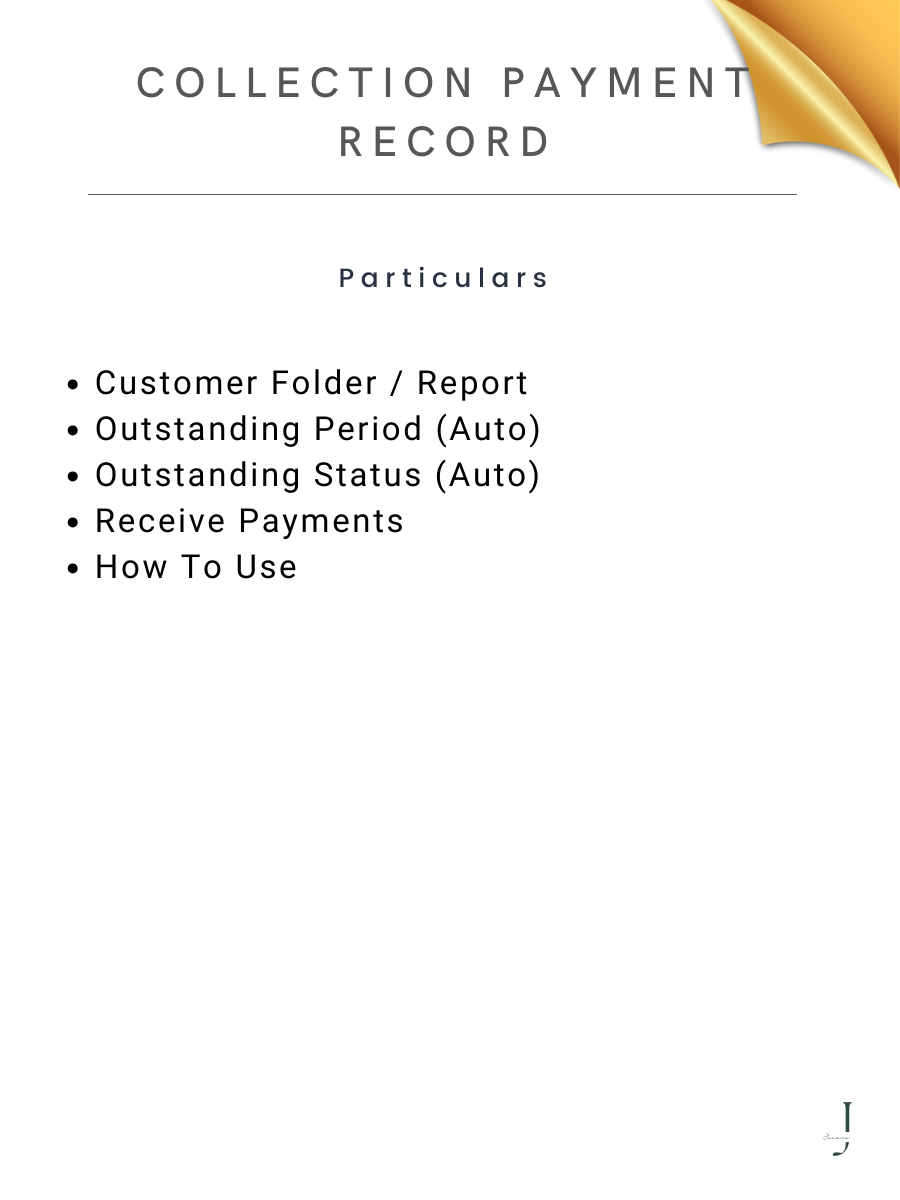 Collection Payment Record details
