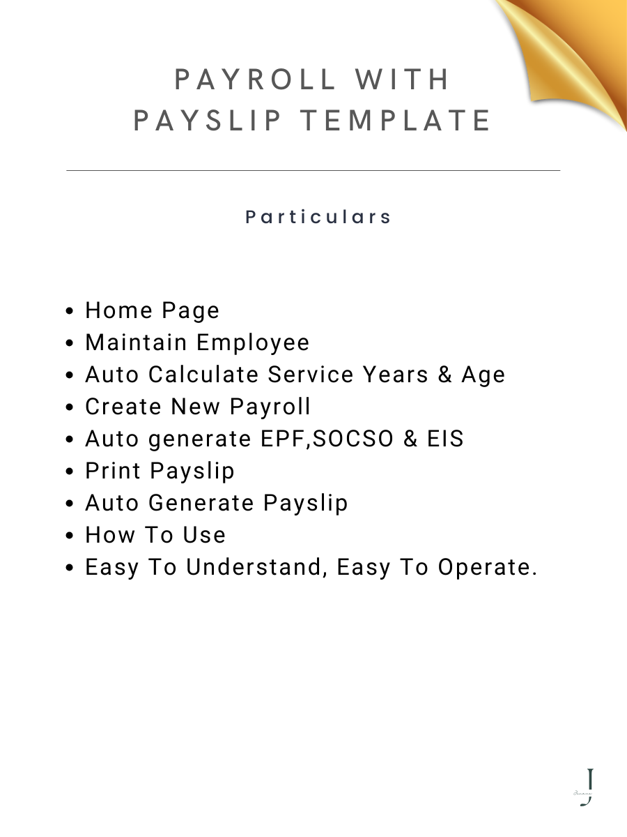 Payroll With Payslip Template DETAILS