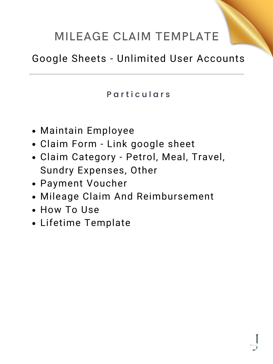 Mileage Claim Template- DEATILS