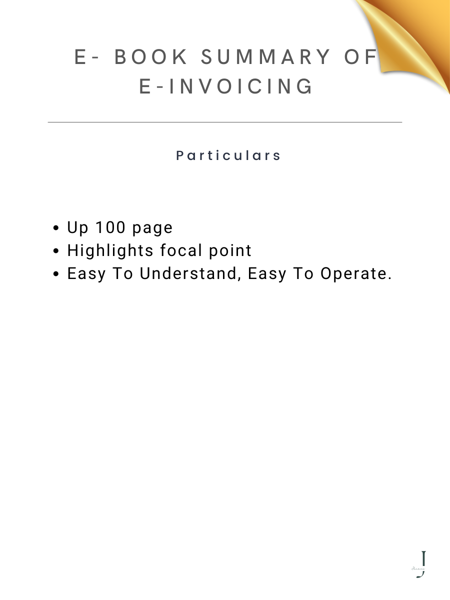 Ebook E-Invoicing details