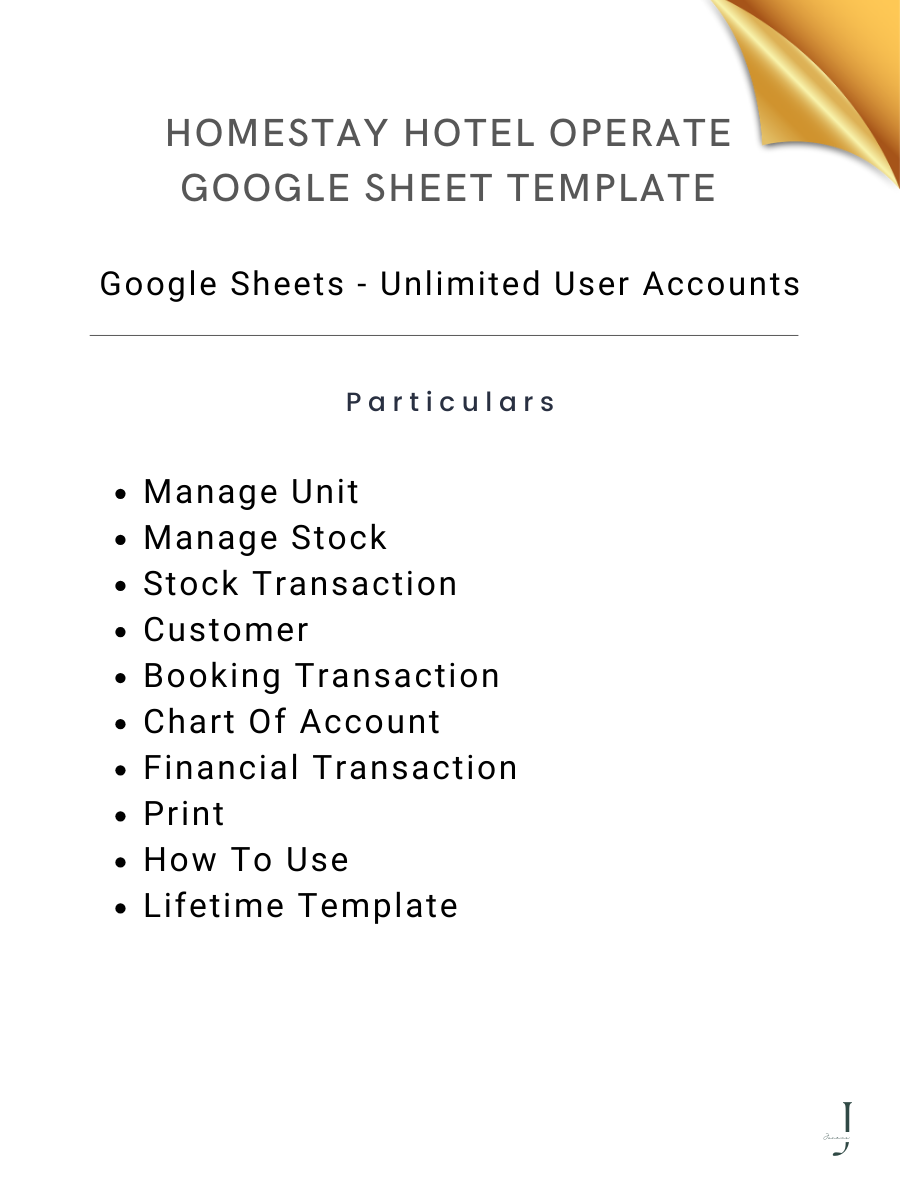 HOMESTAY HOTEL GOOGLE SHEET - DEATILS