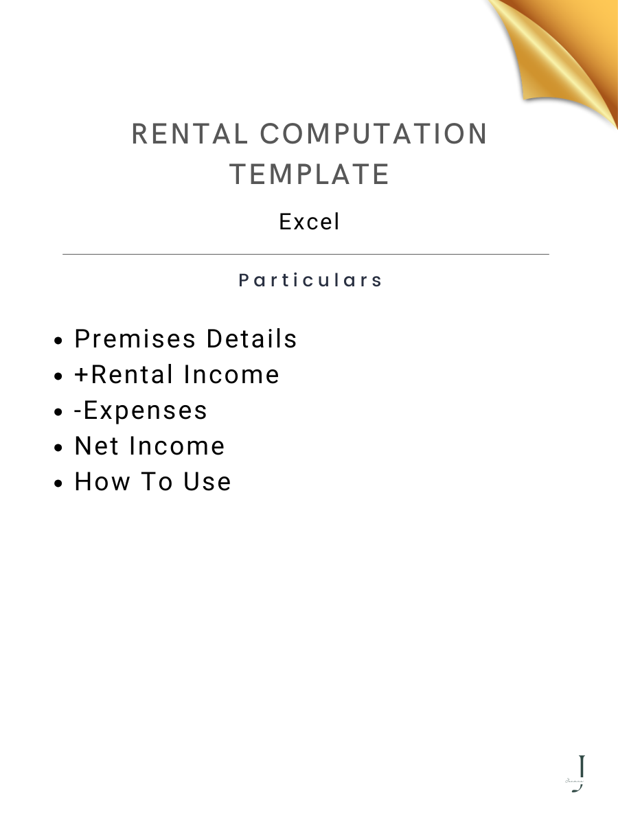 Rental Computation Template- DEATILS