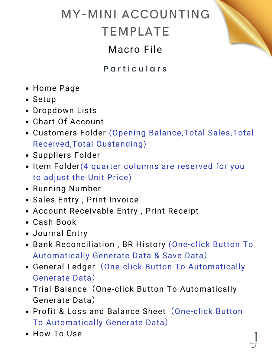 MY-Mini Accounting Template - DEATILS