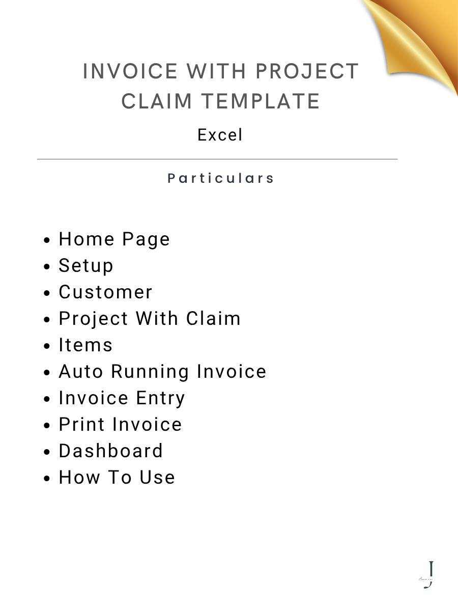 Invoice With Project Claim Template - DEATILS (2)