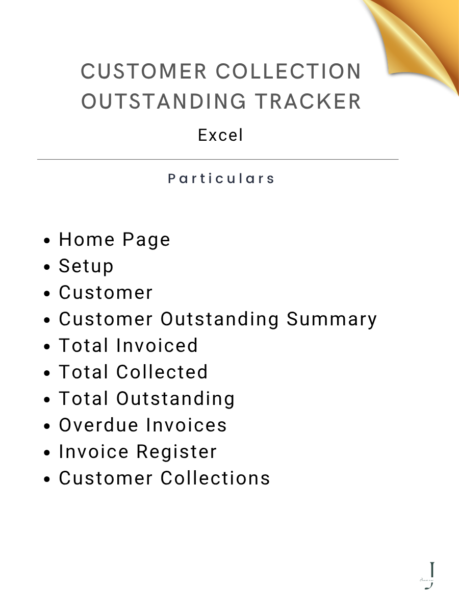 DEATILS -Customer Collection Outstanding Tracker