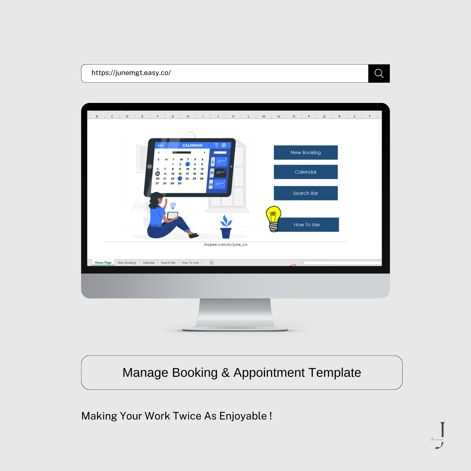 Manage Booking & Appointment Template product