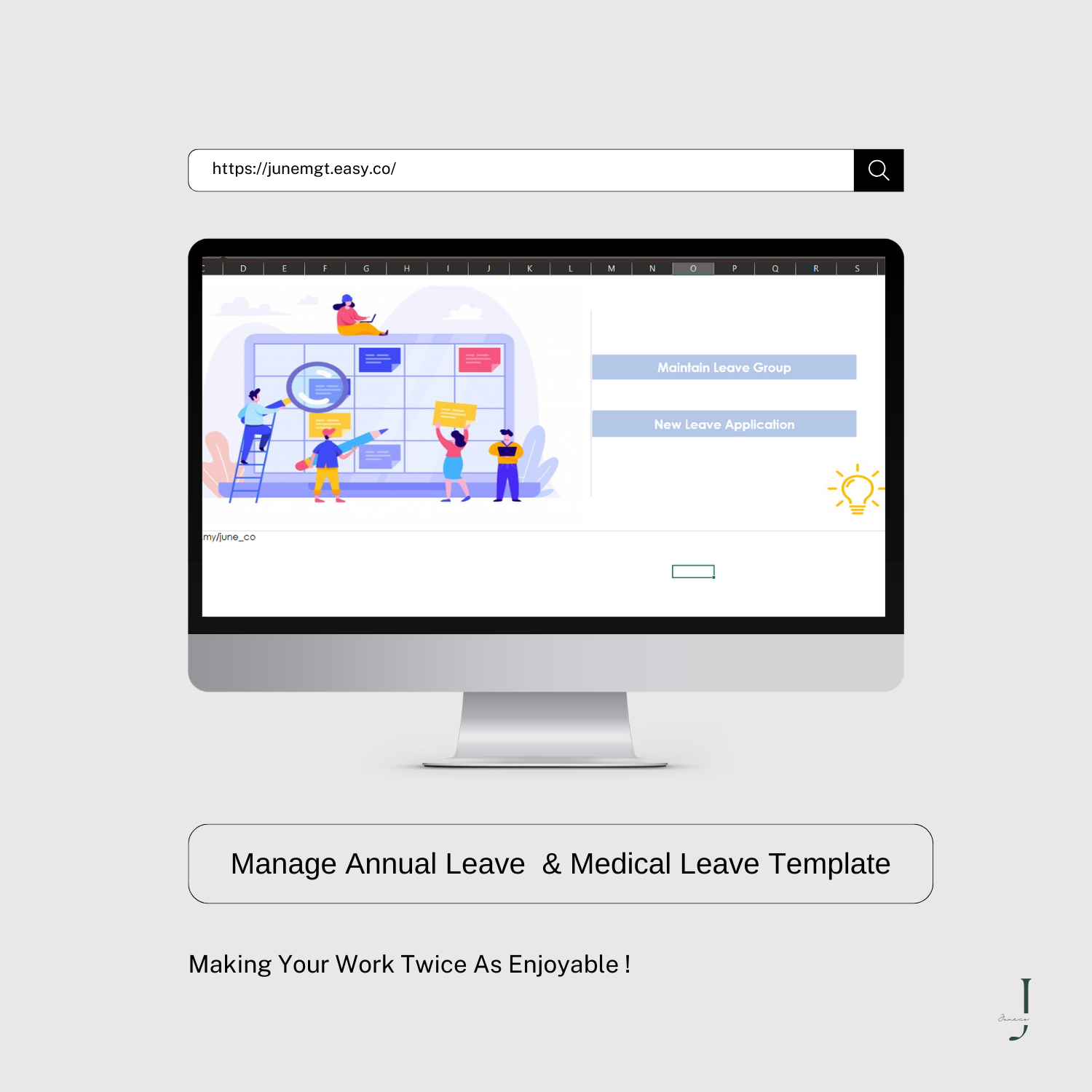 Manage Annual Leave  & Medical Leave Template PRODUCT 