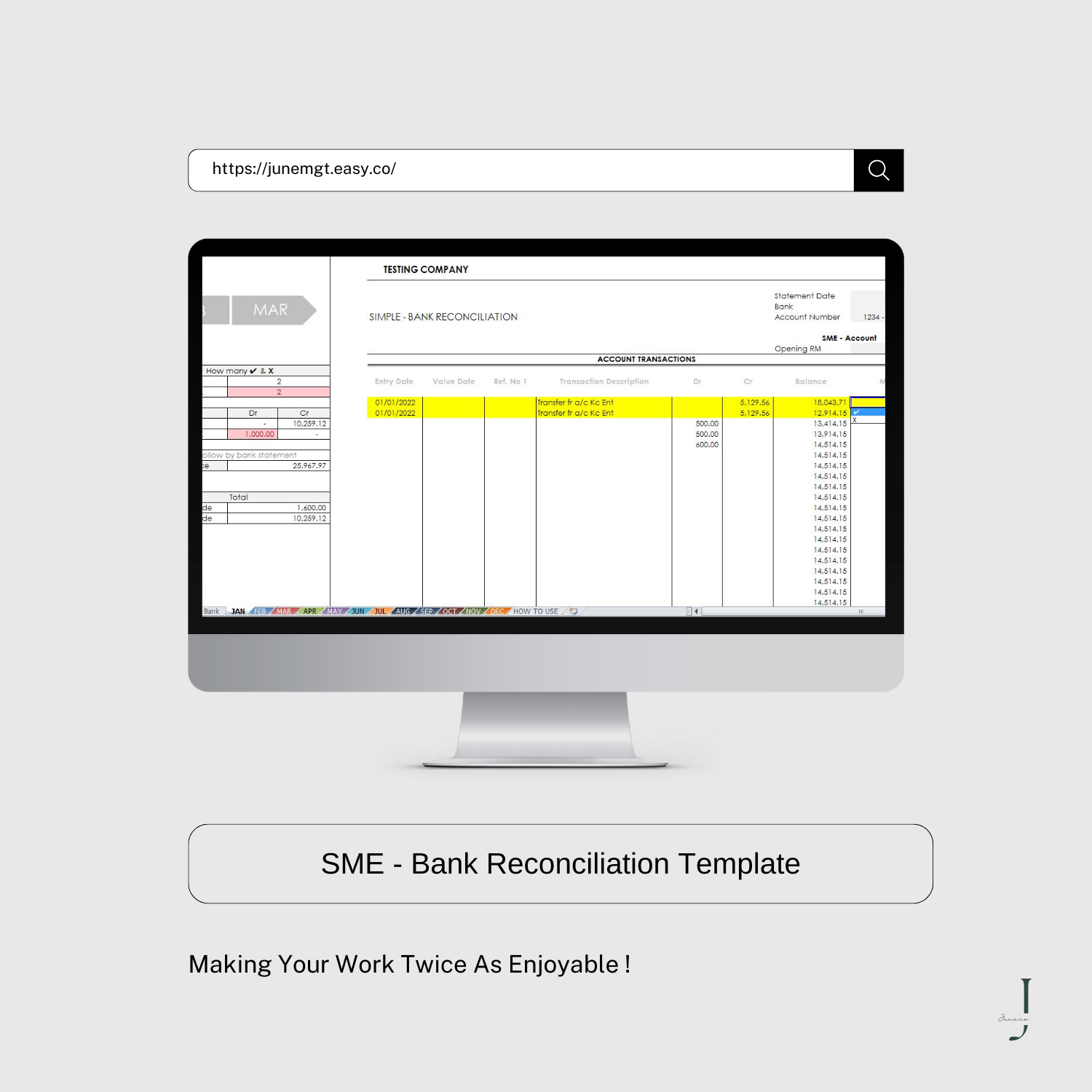 SME - BANK RECONCILIATION  productpng