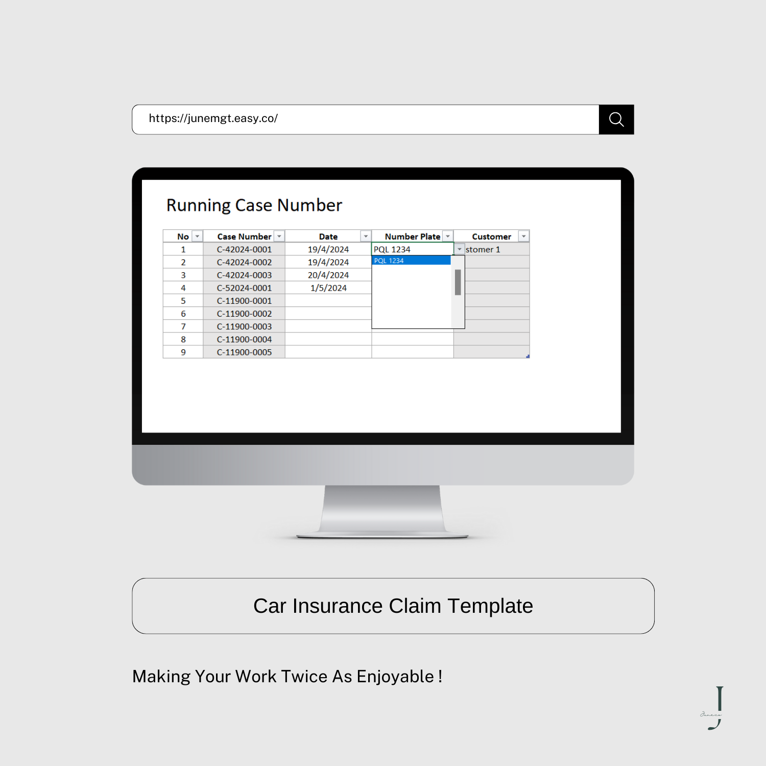 Car Insurance Claim Template- PRODUCT