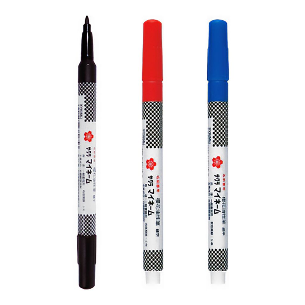 SAKURA 櫻花XYK 細字油性筆萬能筆1.0mm (3色) 黑,紅,藍/支– 誼特文具 