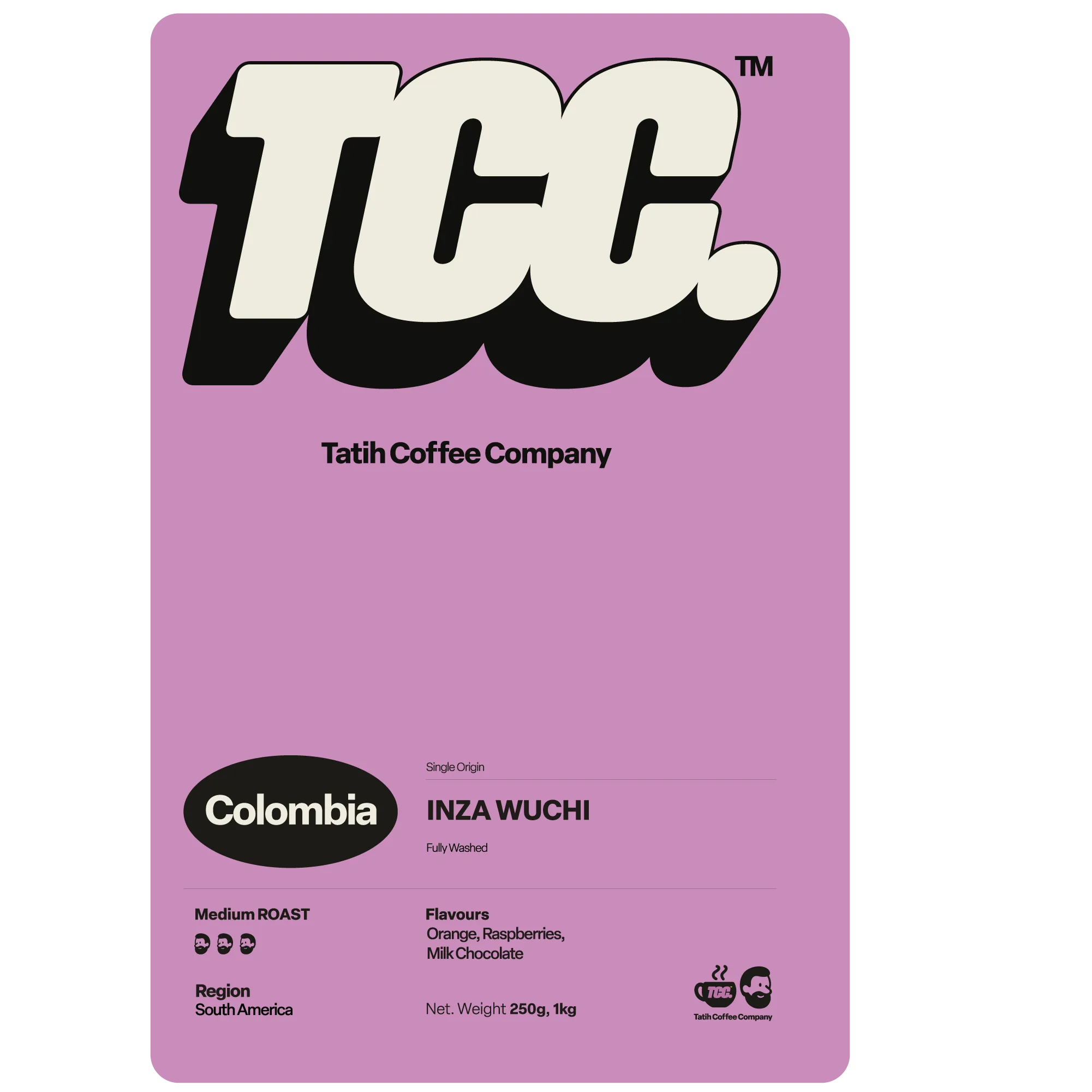 Tatih Roastworks COLOMBIA INZA WUCHI – specialty coffee beans Malaysia