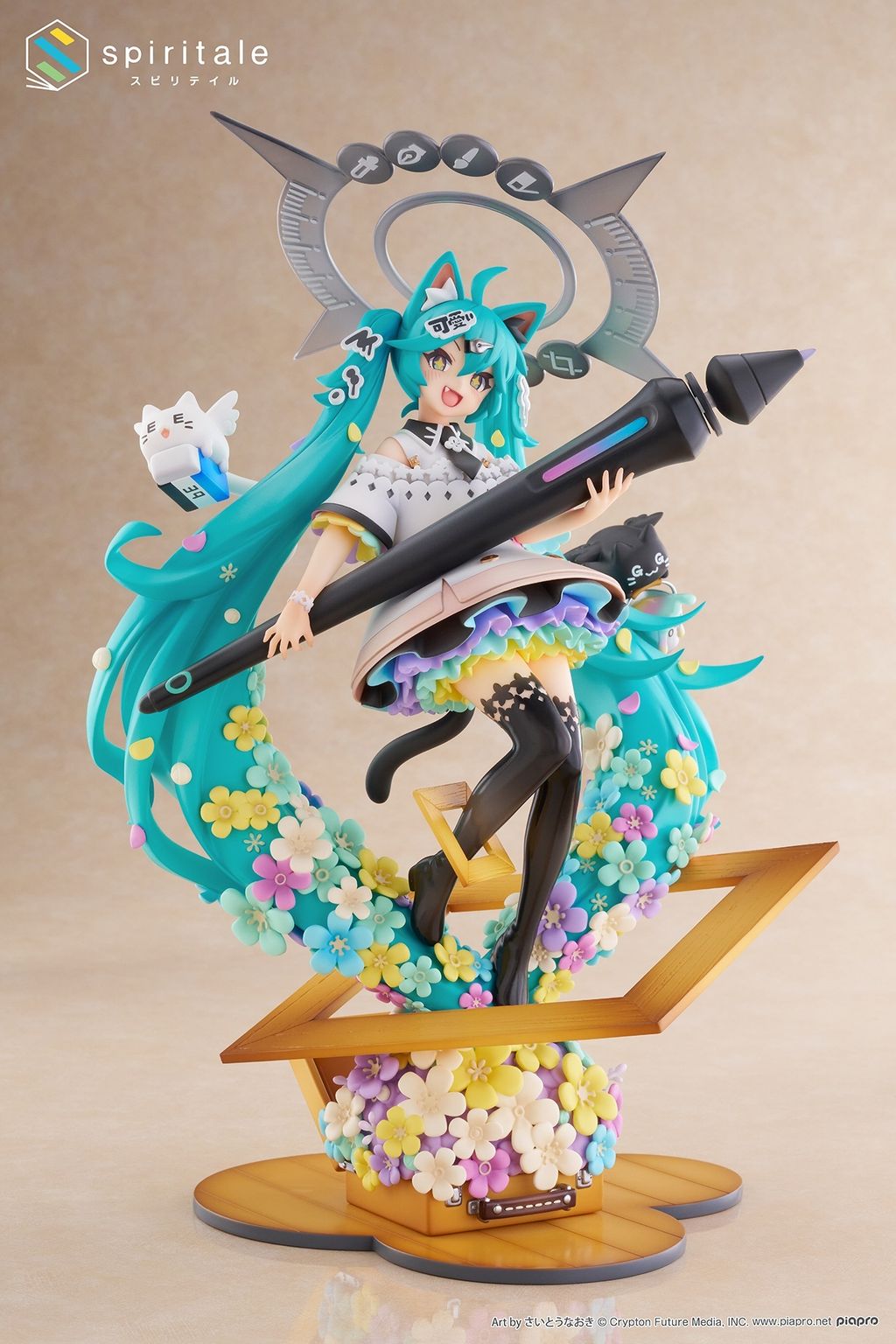 Hatsune Miku × Naoki Saito “My Figure Making!” ~The Painter ver.~ 17 Scale Figure