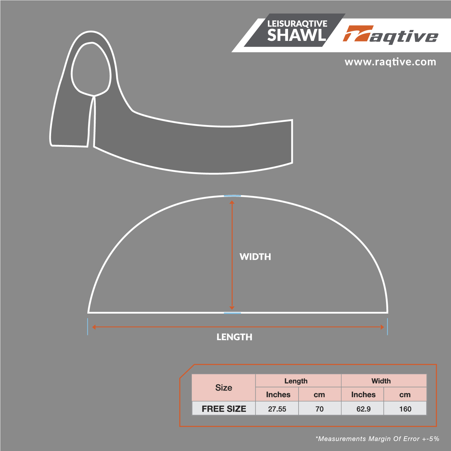 Shopee_Size Shawl Chart