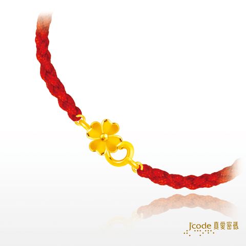 幸福降臨-小(硬金)編織手鍊-放大