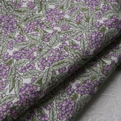 3M Purple Fruit Poplin Cotton Fabric