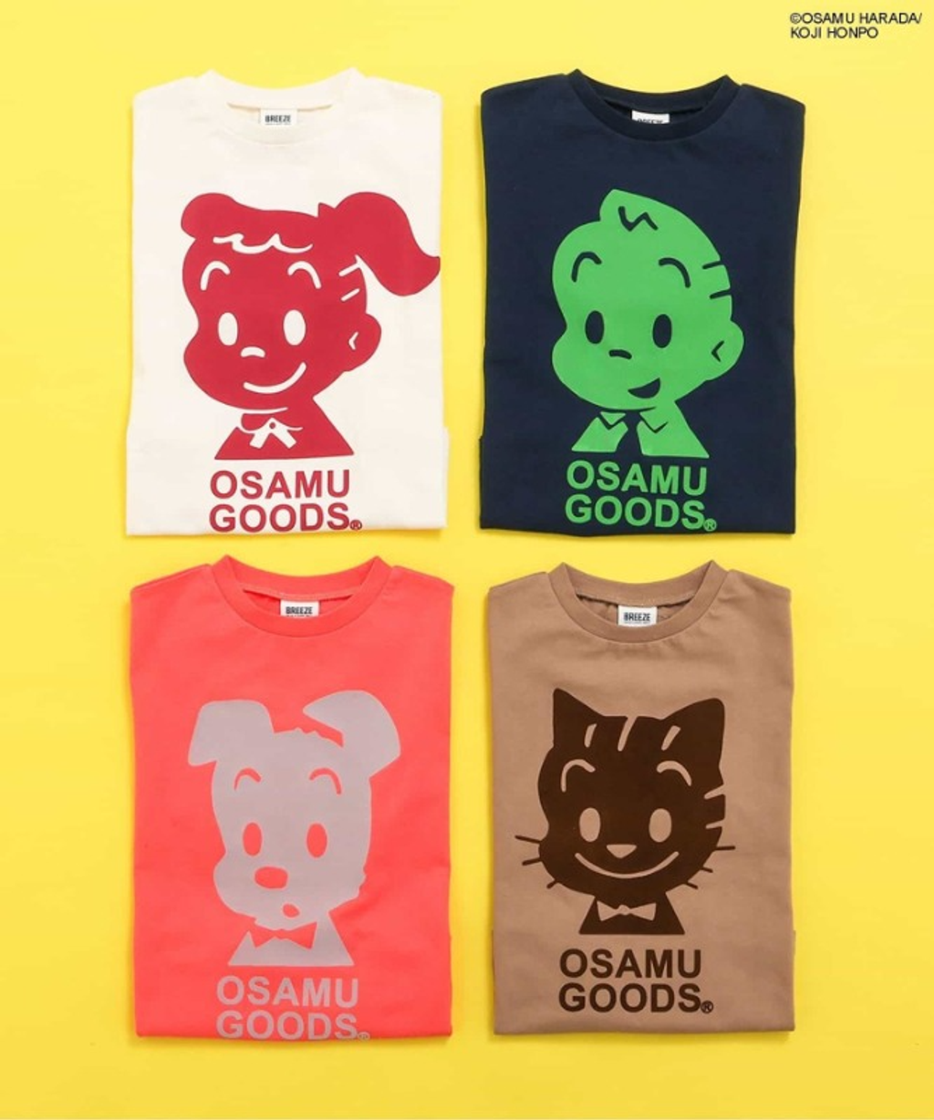 BREEZE 🇯🇵 OSAMU GOODS原田治角色大頭短T(90-140)-3
