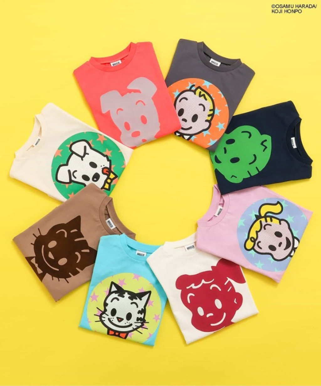 BREEZE 🇯🇵 OSAMU GOODS原田治角色大頭短T(90-140)-